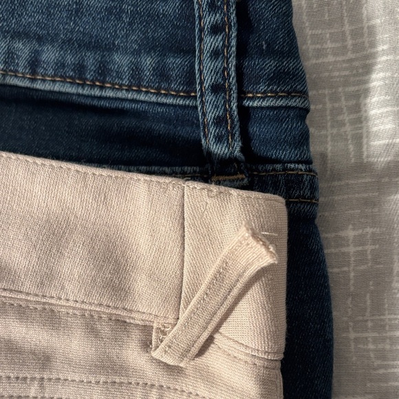 2 PAIRS of Jeans in Cream and Blue - Picture 7 of 7